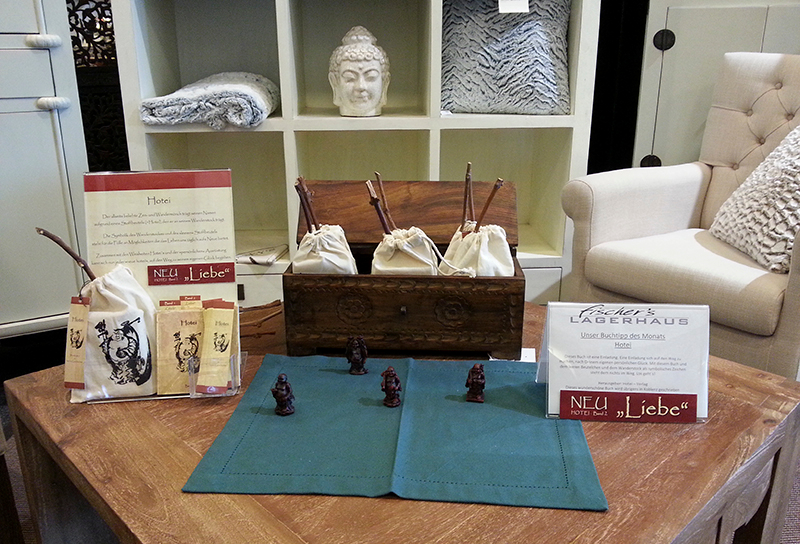 Hotei-Thementisch im Fischer´s Lagerhaus Neuwiedund alle Filialen in Deutschland